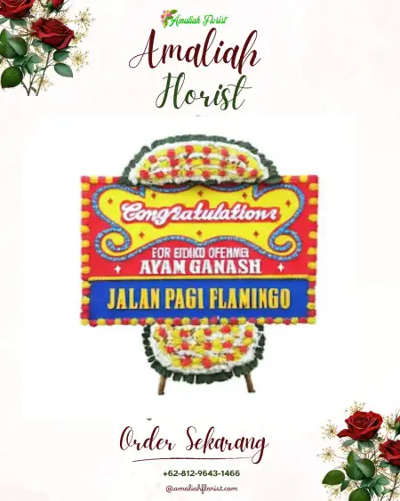 Sewa Papan Bunga Durai